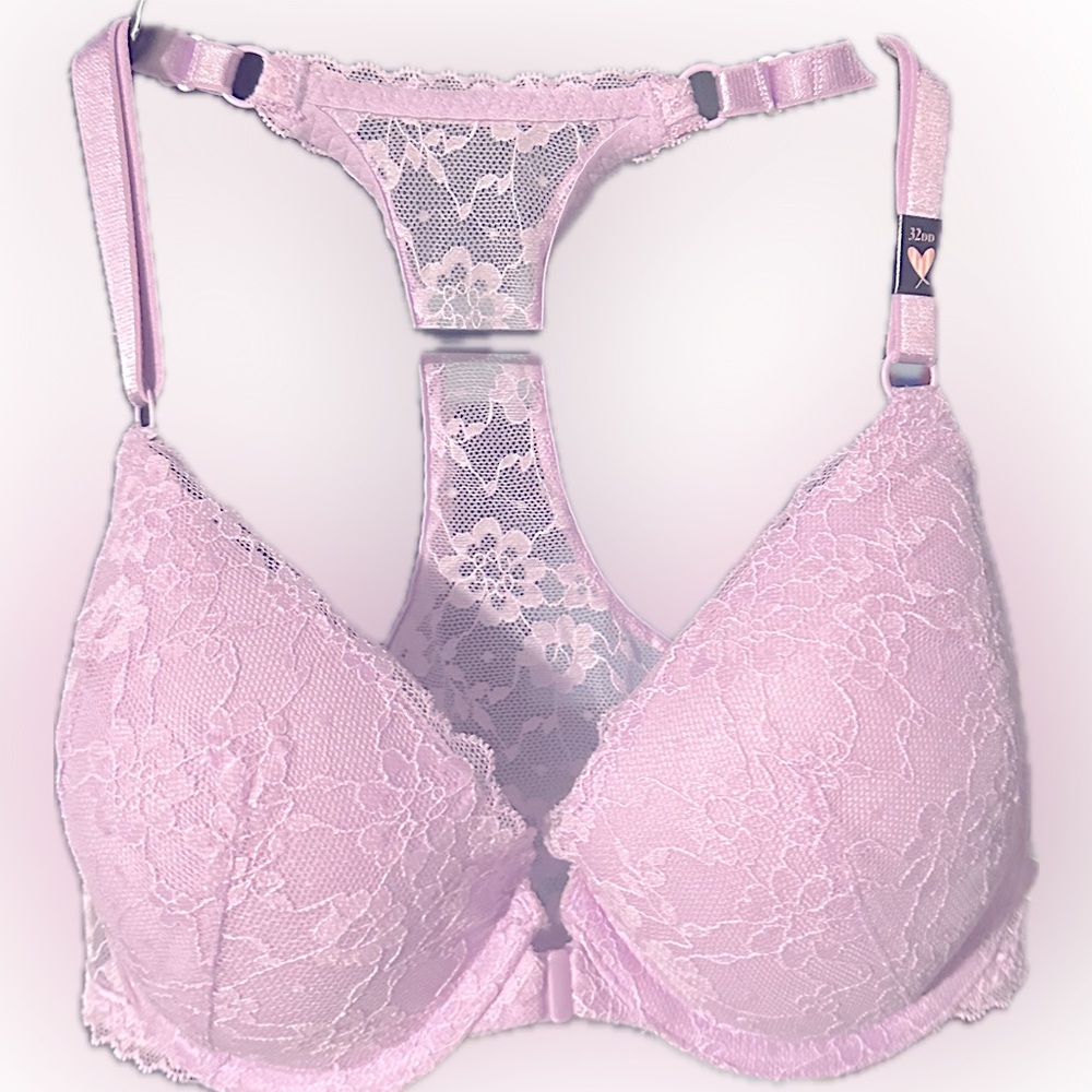 NWT Victoria secret Very Sexy lightly lines front clasp Demi bra